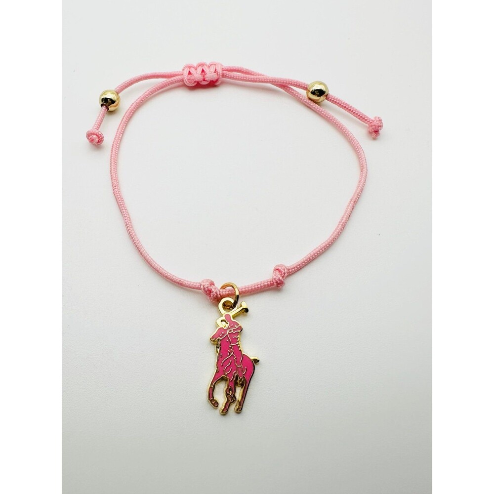 Ralph Lauren pink pony charm Bracelet